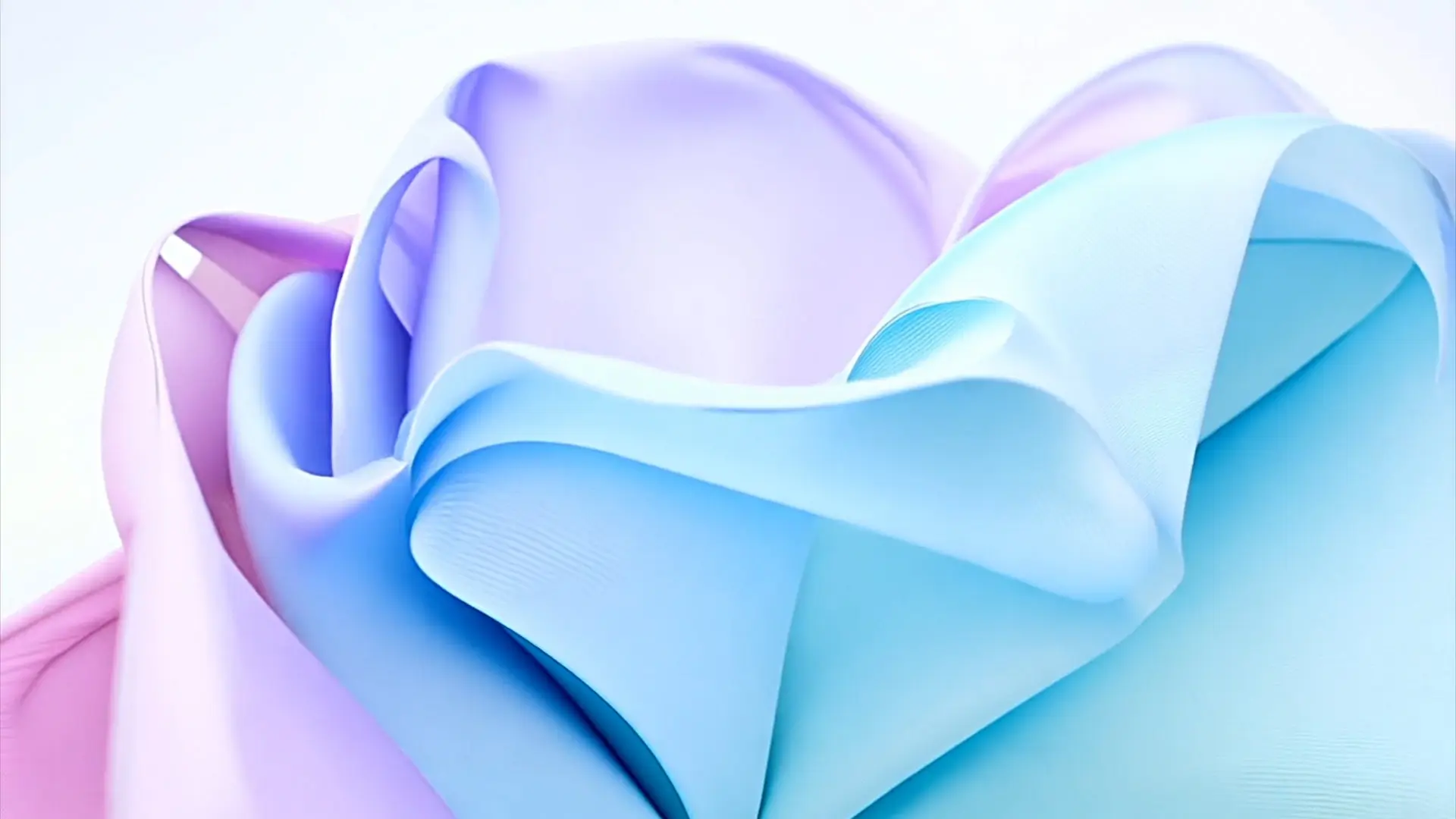 Gentle Fabric Waves Soothing Pastel Background for Relaxing Video Projects